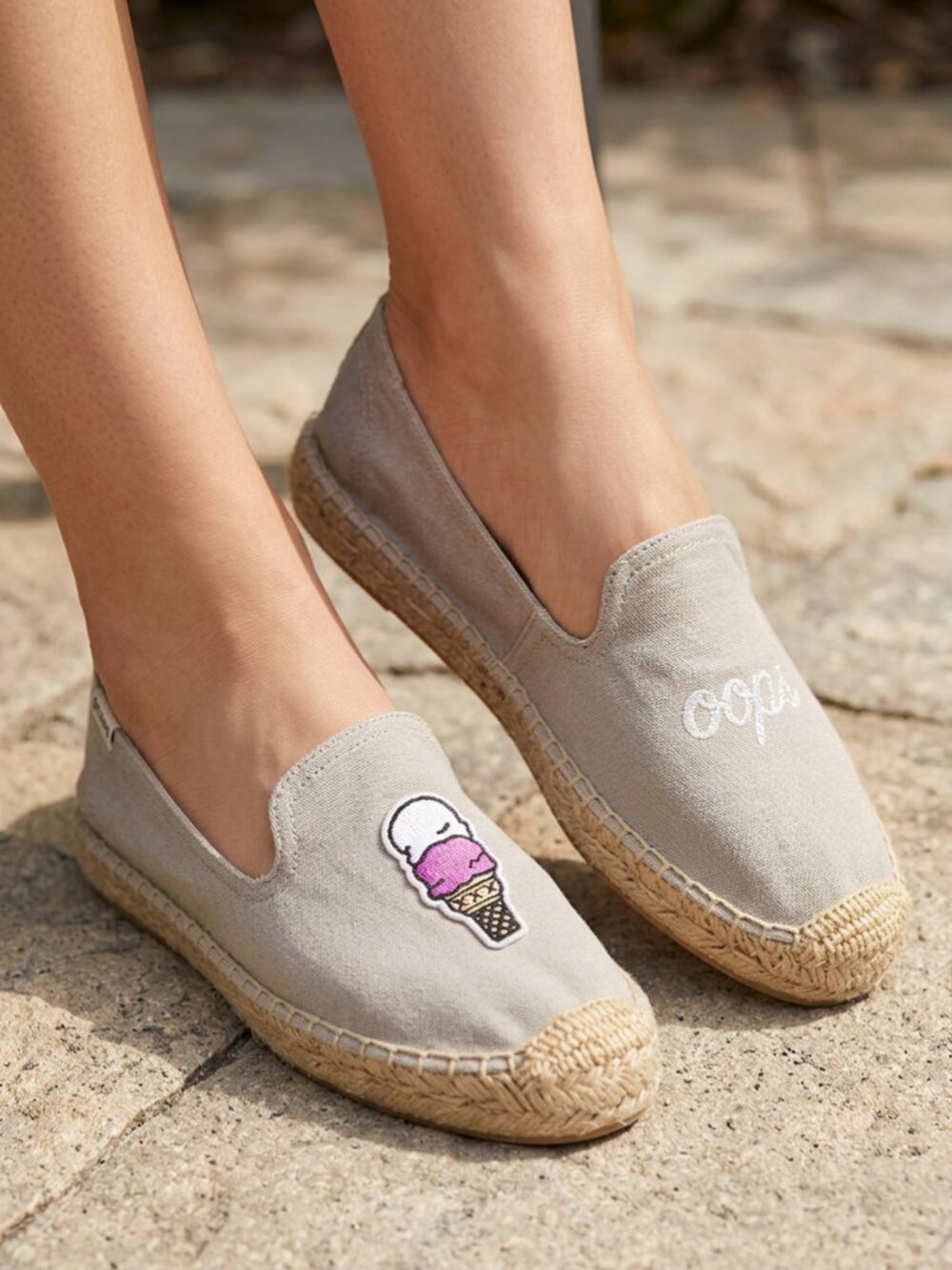 Soludos ice cream scoop espadrille flats 9.5